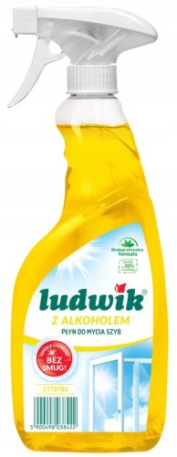  Ludwik sredstvo za čišćenje stakla i pločica 600 ml - s alkoholom od limuna