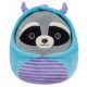 Squishmallows Rocky Raccoon Plush u kostimu čudovišta, 19 cm