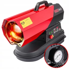   ULJNI GRIJAČ RED TECHNIC 30 KW SPALINOWA PEĆ PUHALO LCD TERMOSTAT GRIJAČ