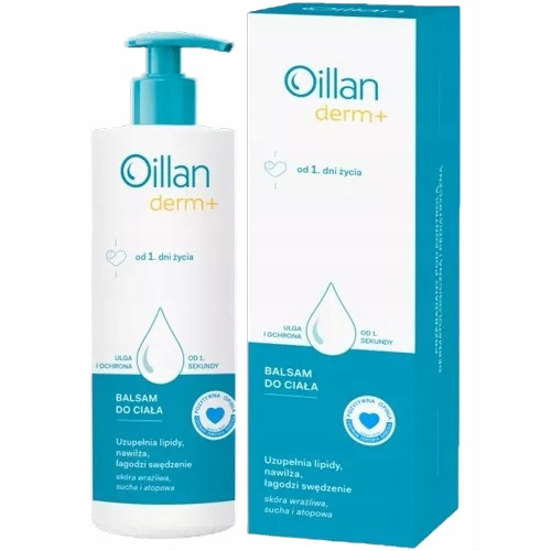 OILLAN Derm+ Balzam za tijelo 400 ml - idealan za atopičnu i suhu kožu