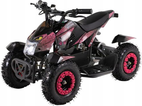  Quad Atv Electric Cobra 800 W (crna/ružičasta)