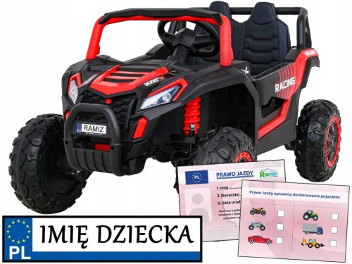  Buggy UTV 2000M trkaći auto na baterije crveni + MP3 Zvukovi Svjetla +