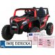  Buggy UTV 2000M trkaći auto na baterije crveni + MP3 Zvukovi Svjetla +