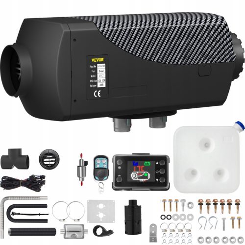 Parking grijanje 12V grijač sa spremnikom od 10L + LCD + daljinski upravljač + prigušivač