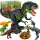 DINOZAUR T-REX INTERAKTIVNA ZELENA FIGURA RIČUĆI HETAČ LEŽE JAJA XL