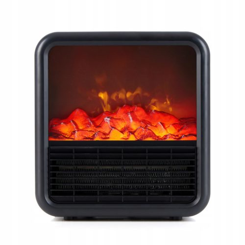 Električna grijalica s keramičkim grijačem PTC i 3D LED kaminom 1500W