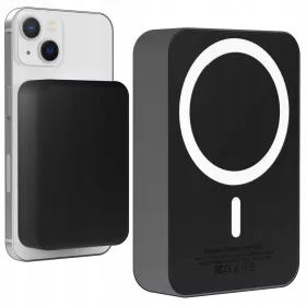    MagSafe Powerbank za Apple iPhone 10000 mAh Inductive Durable Strong Black