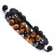 MEN'S TIGER EYE VOLCANIC LAVA BEAD BRACELET