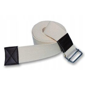 Profesionalni yoga pojas od pamuka, bijeli, 3 metra