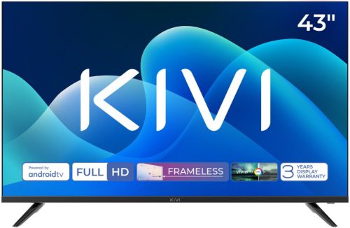  KIVI 43F730QB 43'' Full HD LED TV Android TV Bluetooth Chromecast
