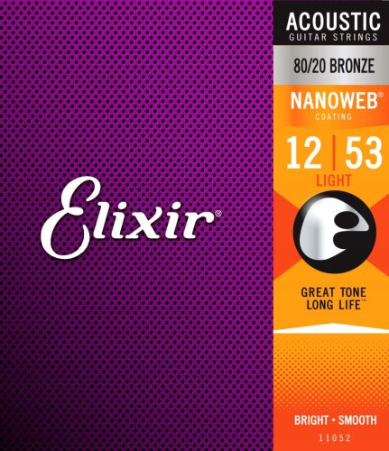  Elixir NanoWeb 80/20 brončane žice 12-53 (11052)