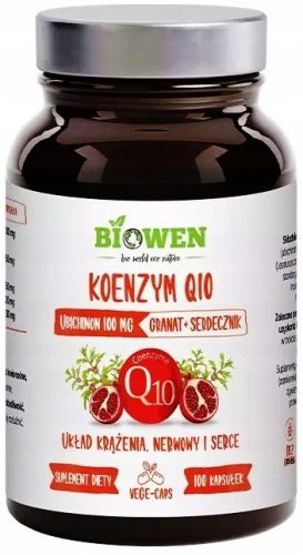 Koenzim Q10 100 mg od Biowen - Veganske kapsule za srce i energiju