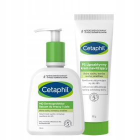   Komplet Cetaphil MD i PS: Balsam i Krem za Intenzivnu Njegu Kože