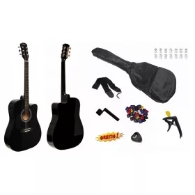   MONTANA Elektroakustična Gitara MA-100 CEQ BKGL + Dodatna Oprema Set