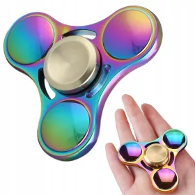 SPINNER RUČNI FIDGET METALIC RAINBOW