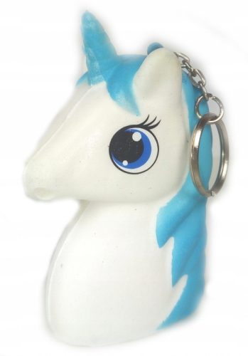 Keychain plavi jednorog Squishyy gniotek 10 cm