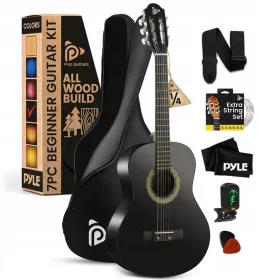   Akustična gitara za početnike 3/4 | Komplet za djecu i mlade s prekrasnim setom
