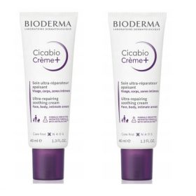 Bioderma Cicabio+ Krema za Obnovu i Umirivanje Kože, 2x40ml