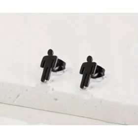   Billie Eilish Crne Naušnice 'Bad Guy', Elegantan Poklon za Glazbenike i Obožavatelje