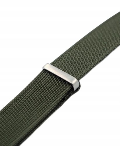 Zeleni brušeni rebrasti NATO remen 18 mm za WB Original