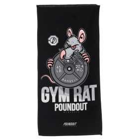 Frotirni ručnik za teretanu GYM RAT 70 x 140 cm