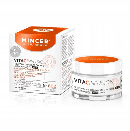 Mincer Pharma Vita C Infusion Anti-Wrinkle Cream No.602, 50 ml