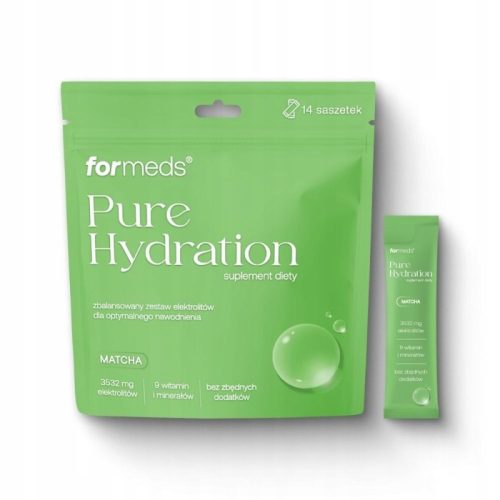 Formeds Pure Hydration Elektroliti s Okusom Matcha - Osigurajte Hidrataciju i Vitamine