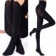 Velur 200 Den 3D Velvet Rajstope Bez Gaćica T-Traka Polumat Crna TG.3
