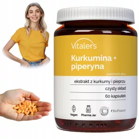   Vitaler's Kurkumin + Piperin - 60 kapsula za zdraviji život