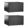 Set od 2 zaštitne navlake za vrtni namještaj, vodootporne i UV-stabilne, 125x125x75 cm