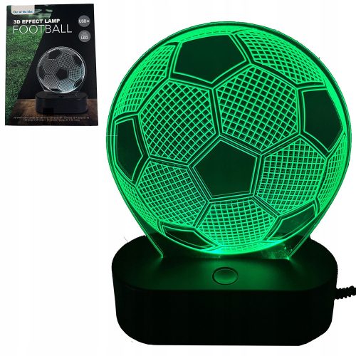  LOPTA NOĆNA LAMPA BOJE, poklon za nogometaša, dječaka, 5-99 godina, rođendan