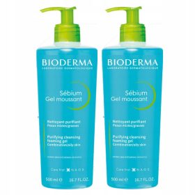  Bioderma Sébium Gel moussant - Antibiotski gel za pranje lica 2x500 ml