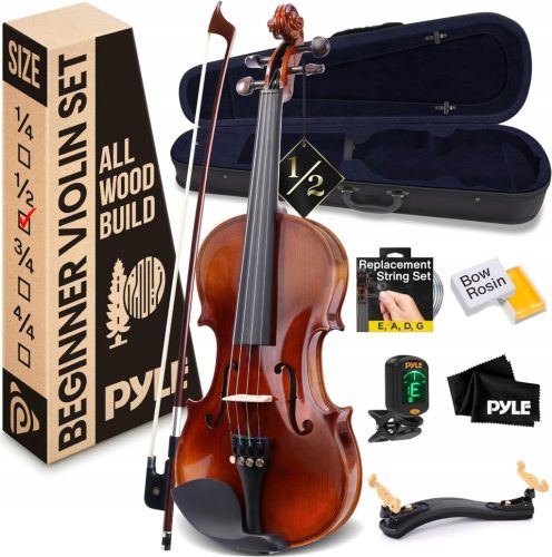 KLASIČNA VIOLINICA ZA DJECU 1/2 SA KOMPLETOM DODATAKA PYLE PGVILN15