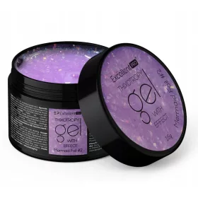 EXCELLENT PRO tiksotropni gel s efektom MERMAID FOIL #2 15g