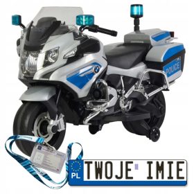   Električni dječji motocikl BMW R1200RT Policija + Kolačići + Kvalitetan Akumulator