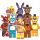 FNAF Funtime Fox Bonnie Freddy igračka Chica Set od 8 figurica Five Nights at Freddy's