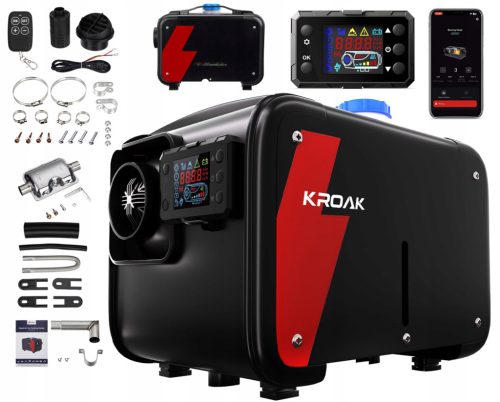 8KW Parking Grijač na Ulje 12/24V Bluetooth LCD