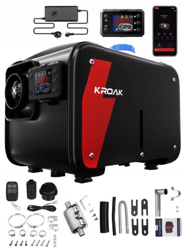 Parking Grijač na Ulje 8kW s Puhalom 230V 12/24V Bluetooth