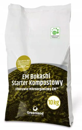 Organsko gnojivo za kompostiranje EM Bokashi Starter 10kg GREENLAND za regeneraciju proizvodnje komposta
