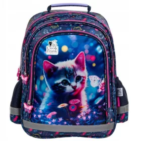   Derform mladenački školski ruksak za djevojčice s motivom mačke