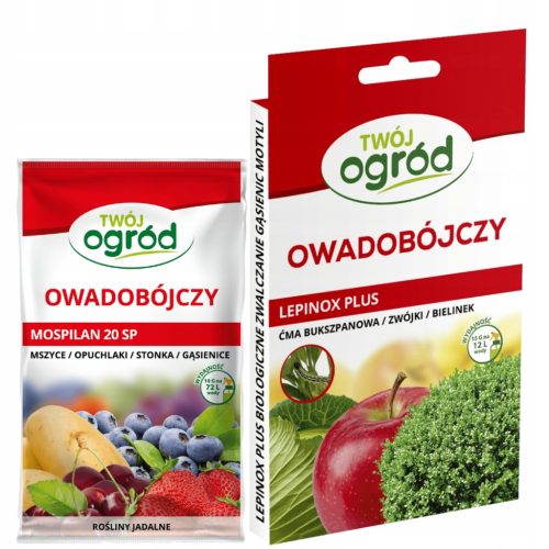 Set insekticida Lepinox Plus 15g i Mospilan 20 SP 10g za zaštitu biljaka