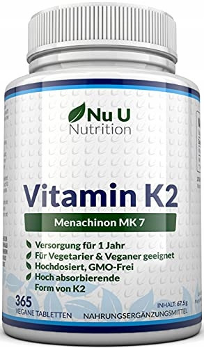 Suplement Dijeta Vitamin K2 (MK-7) 200mcg, 365 Tableta - Za Zdrave Kosti!