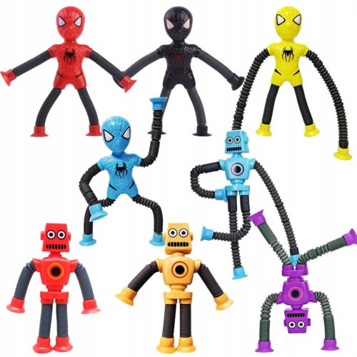 Stretching Spiderman Anti-stress Vakuum Cijevi s LED svjetlima