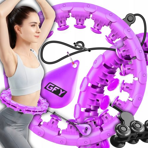 Profesionalni Hula Hoop s Obzirom na Mršavljenje GALAXIA 120 cm Roza