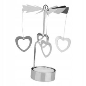 Metalni lampion s ukrasom 12 cm