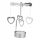 Metalni lampion s ukrasom 12 cm