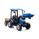  TRAKTOR TRAKTOR AKUMULATORSKO VOZILO SA PRIKOLICOM HERCULES PLAVI 24V