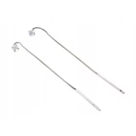   Srebrne naušnice 925 sa cirkonima, elegantan dodatak za posebne prigode