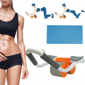    AUTOMATSKI KOTAČ ZA TRBUŠNE MJERE S ODSKOČNIM VALJKOM ZA VJEŽBU AB ZA FITNES