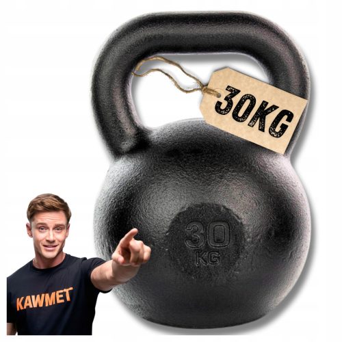  Kettlebelle Kawmet 30 kg crna